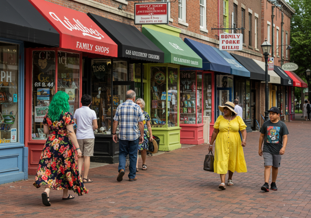 Family owned local shops