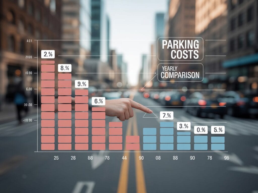 NYC Townhouses with Private Parking. The price of parking the car is compared to having a private garage