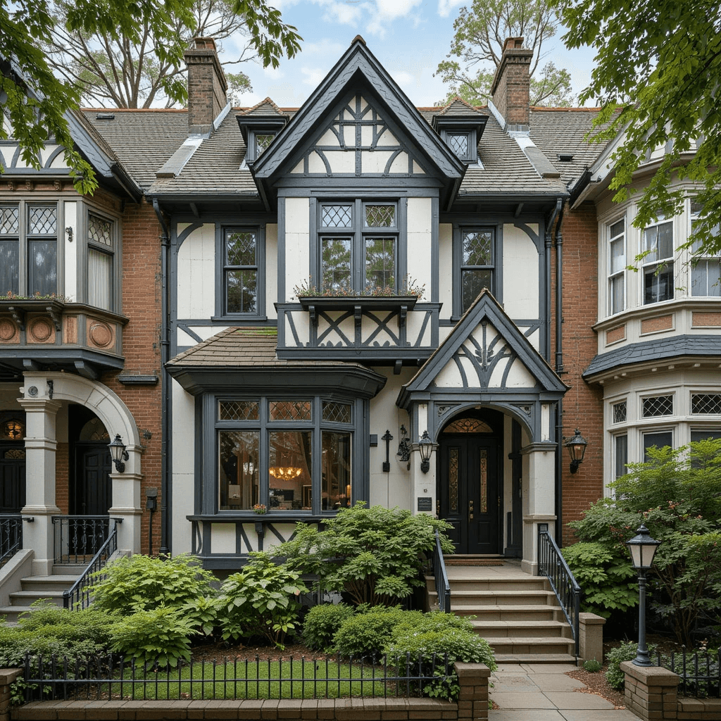 Tudor-style townhouse in Forest Hills, Queens